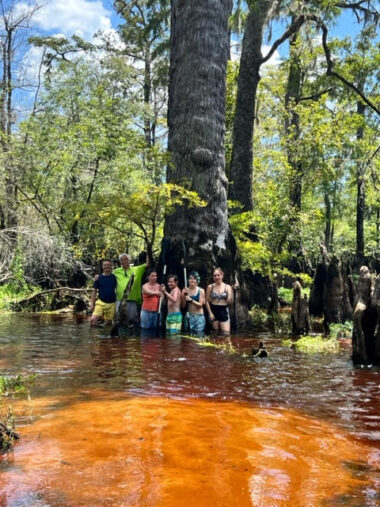 Neil with Chuck's family on a vacation creating a lasting memory and connections.